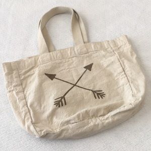 Golden Arrow Jute Tote Bag